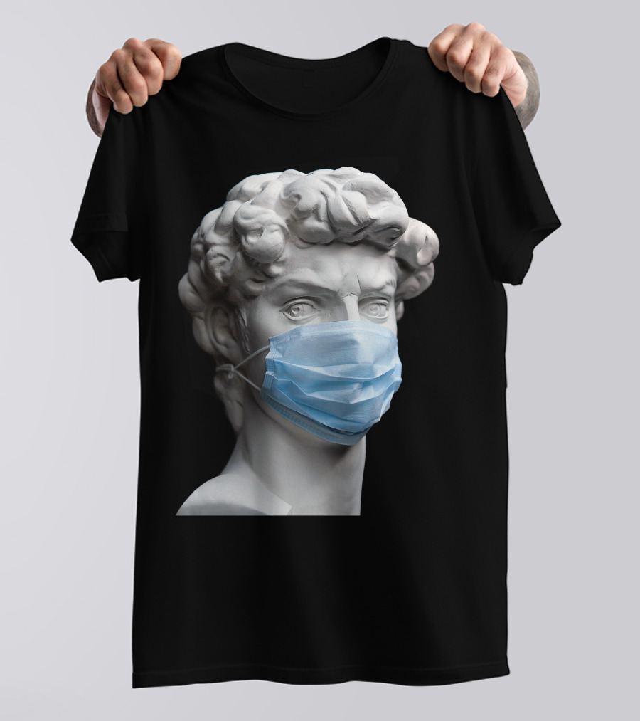 David Medical Mask Sculpture T-Shirt