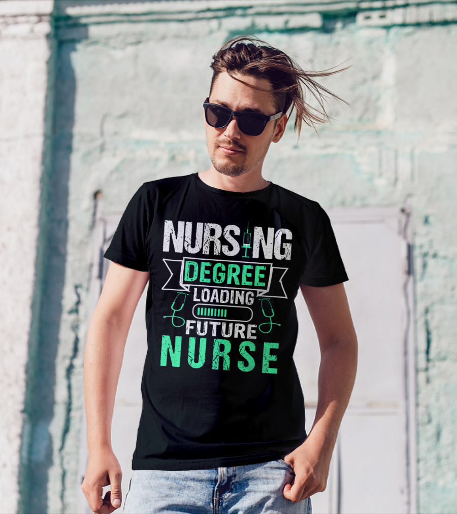 Nursing Loading Future Nurse Degree For Dark T-Shirt