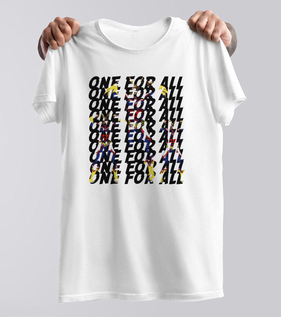 One For All My Hero Academia All Might Stance Trio T-Shirt