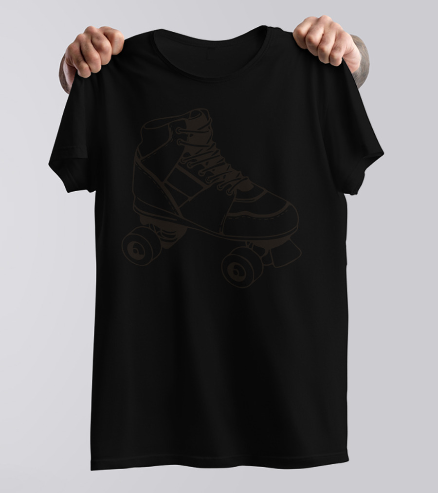 Skates Outline Roller Skate T-Shirt