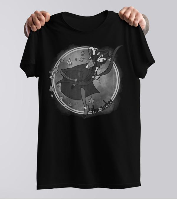 The Archer Autumn Leaves Fantasy Character T-Shirt