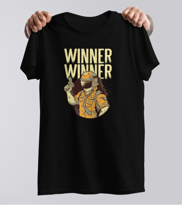Winner Winner Battle Royale Victory Player Chicken Dinner T-Shirt
