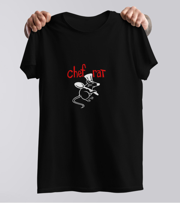 Chef Rat Culinary Cartoon Mouse T-Shirt