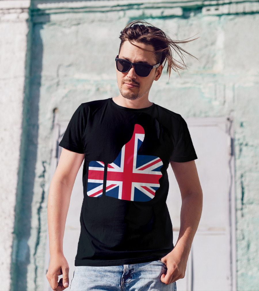 England Like Thumbs Up Union Jack T-Shirt