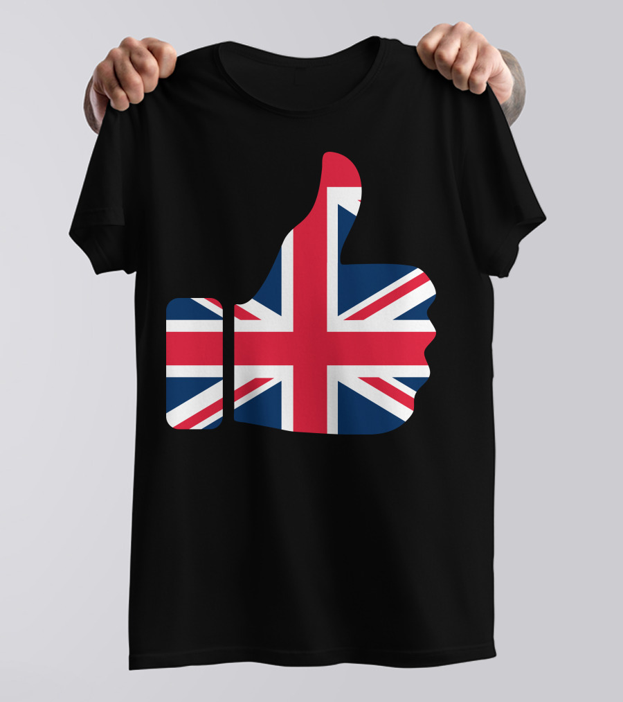 England Like Thumbs Up Union Jack T-Shirt