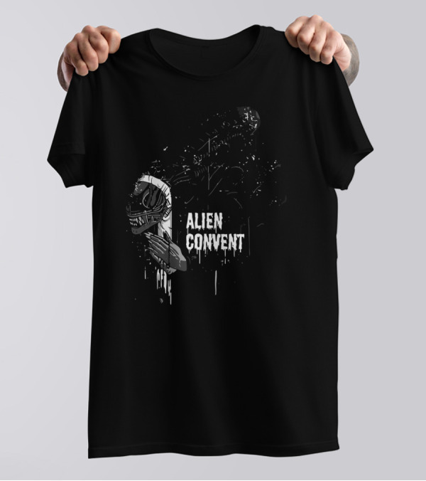 Alien Convent Graffiti Style Xenomorph T-Shirt