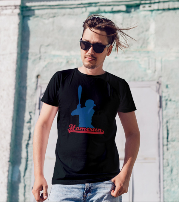 Homerun Baseball Player T-Shirt