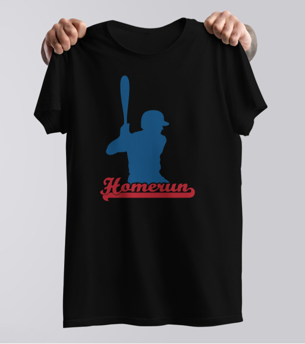 Homerun Baseball Player T-Shirt