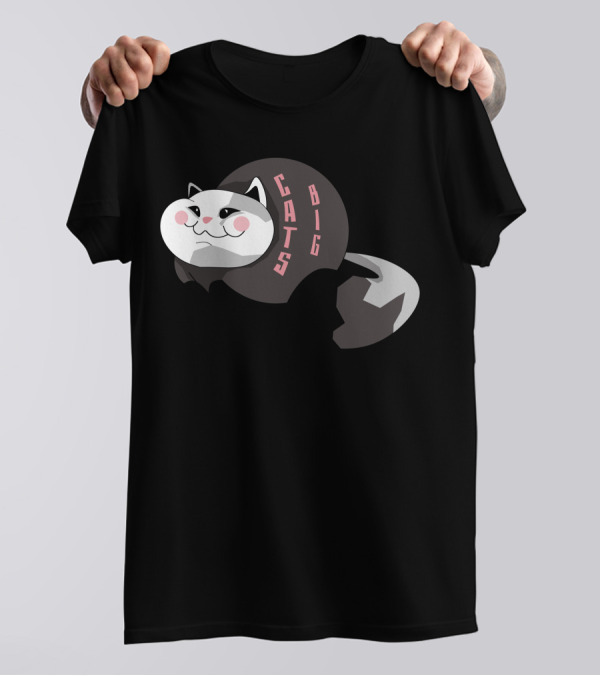 Big Cats Cute Chubby Feline T-Shirt