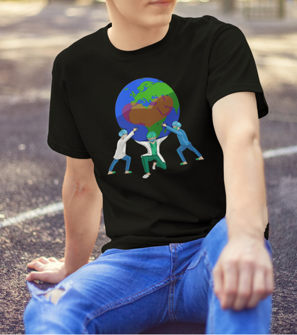 Health Heroes Lifting The World T-Shirt