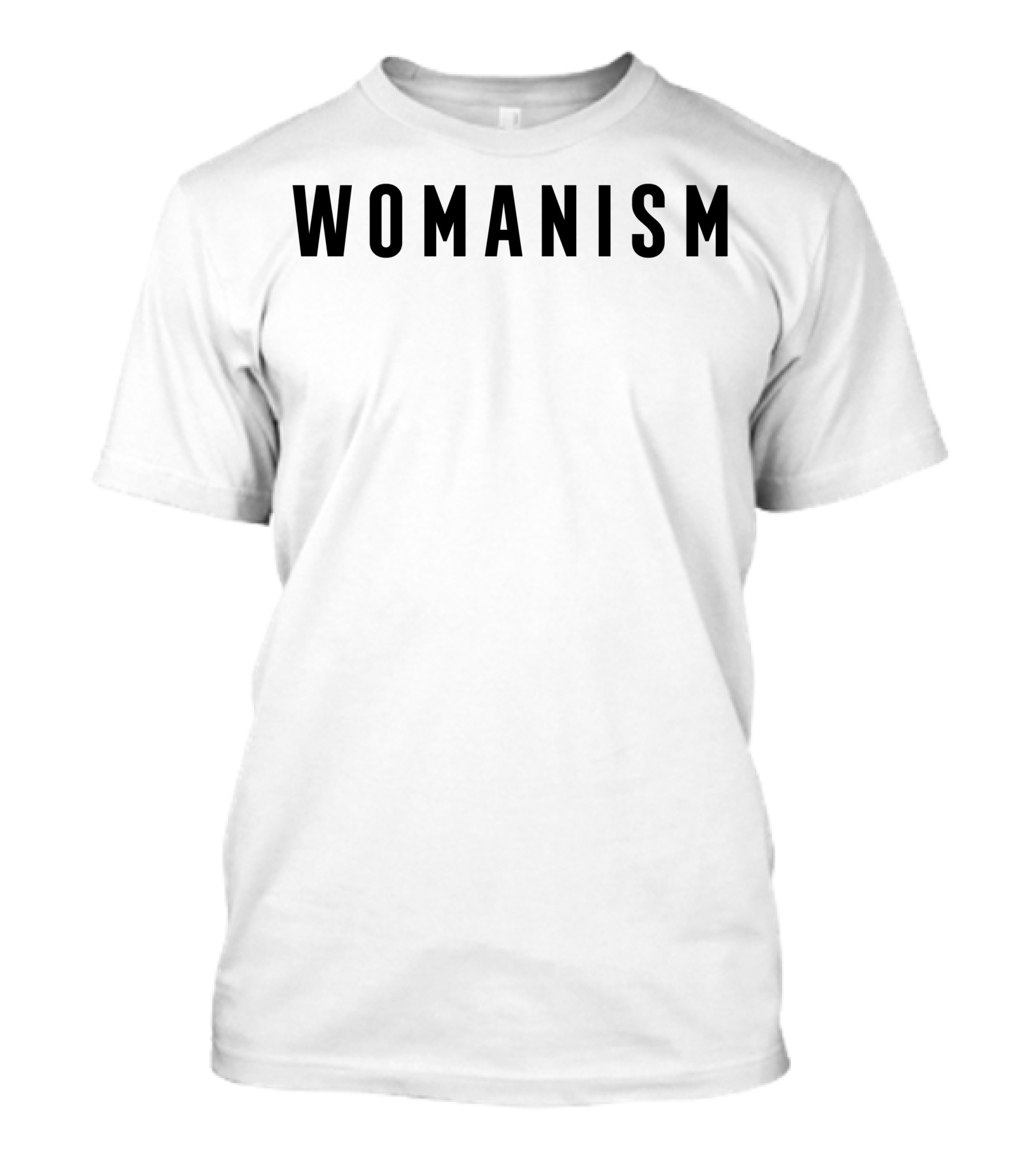 WOMANISM Black Minimalist T-Shirt