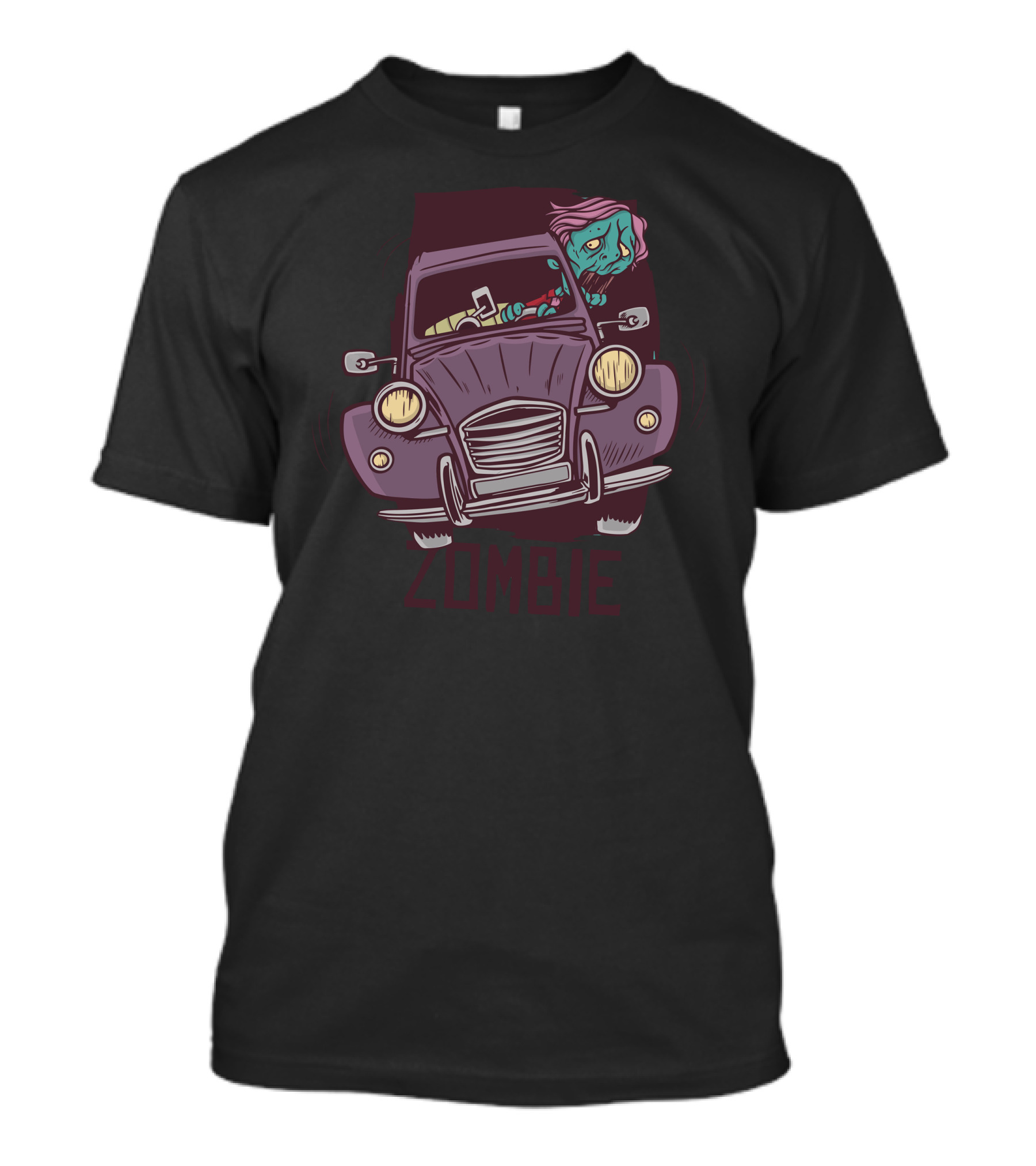 Zombie Cruising Classic Vintage Car Encounter T-Shirt