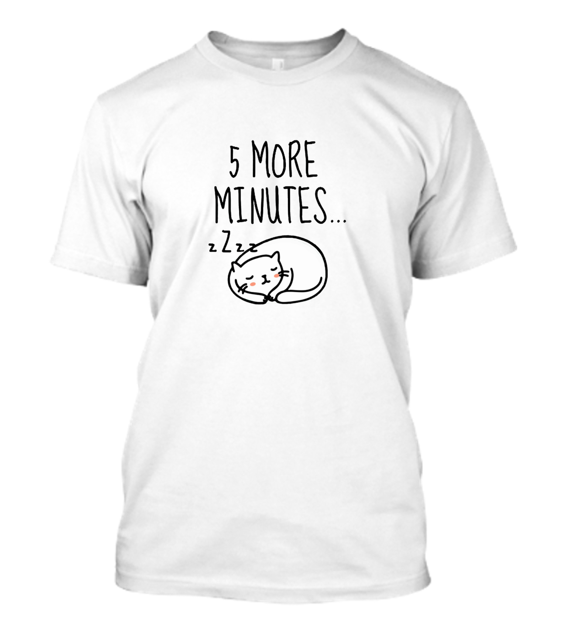 5 More Minutes Sleep Cat Zzz T-Shirt