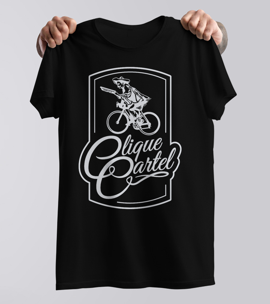 Cligue Cartel Cyclist Bandit Emblem T-Shirt
