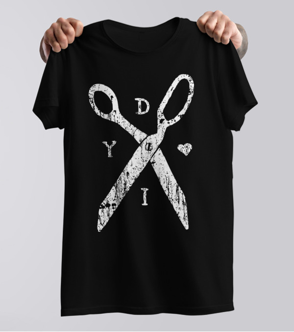 DIY Do It Yourself Scissors Heart T-Shirt