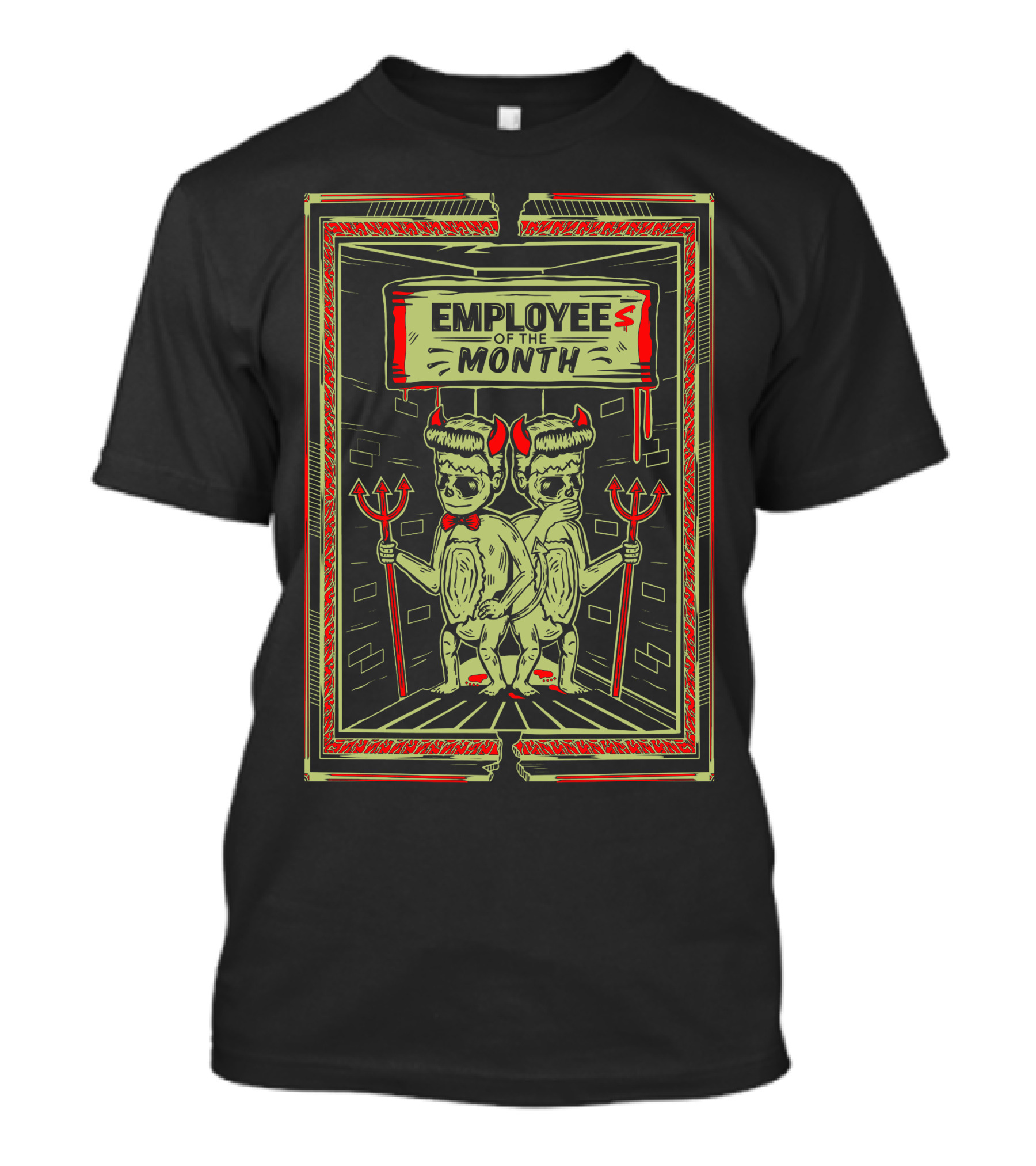 Employee Of The Month Devilish Twins T-Shirt