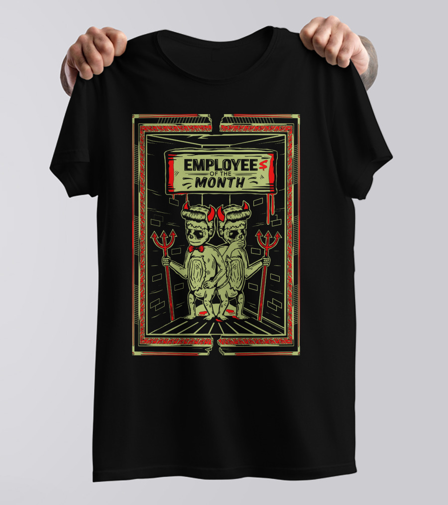 Employee Of The Month Devilish Twins T-Shirt