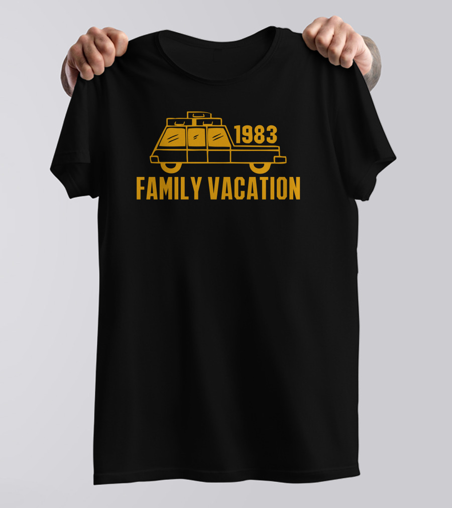 1983 Family Vacation Road Trip Car T-Shirt