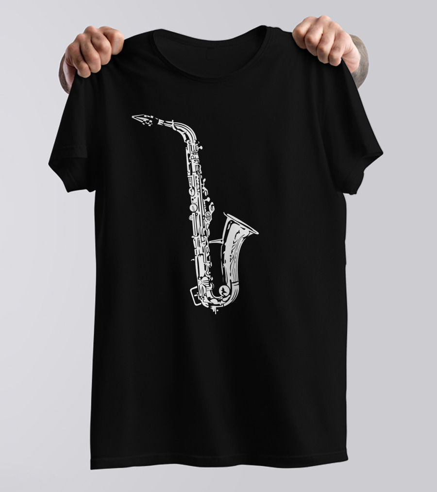 Feelin Saxy Saxophone Music Notes T-Shirt