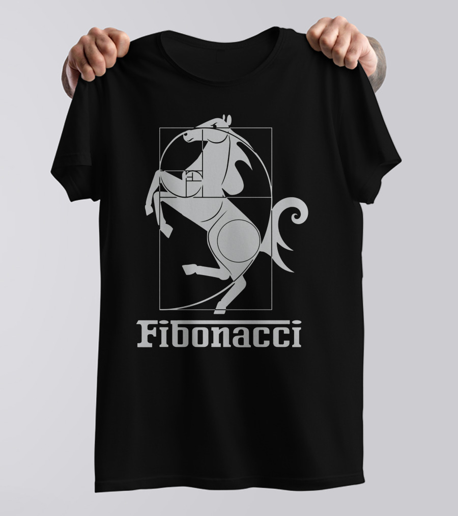 Fibonacci Golden Ratio Horse T-Shirt