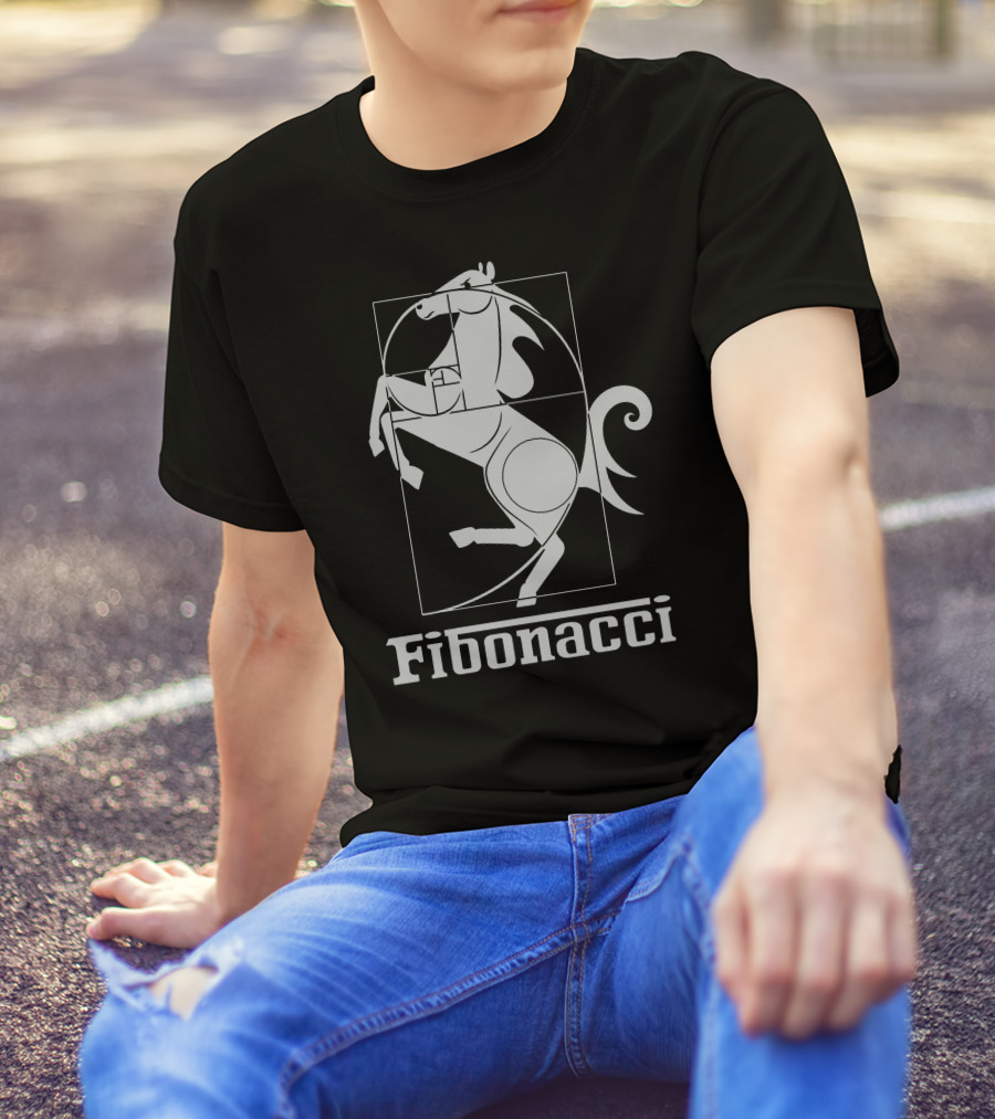 Fibonacci Golden Ratio Horse T-Shirt