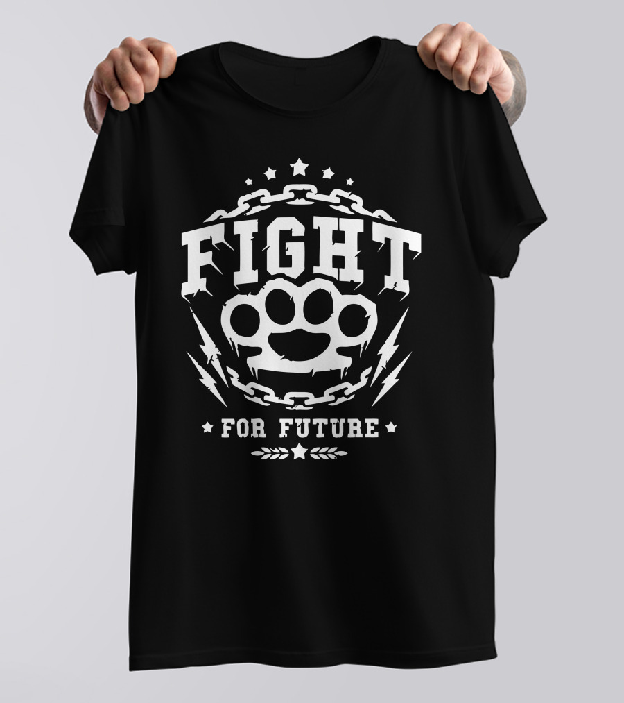 FIGHT BRASS KNUCKLES FOR FUTURE CHAIN LIGHTNING T-Shirt
