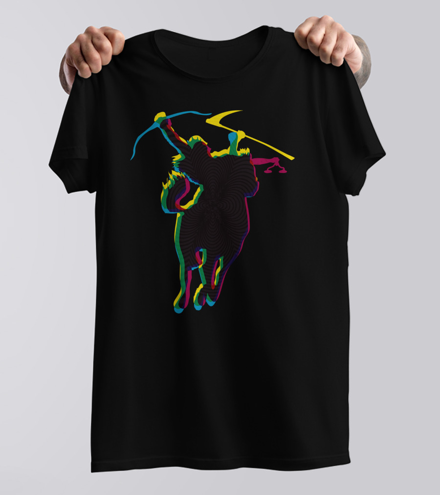 Four Horsemen Colors Displaying Apocalypse Riders T-Shirt