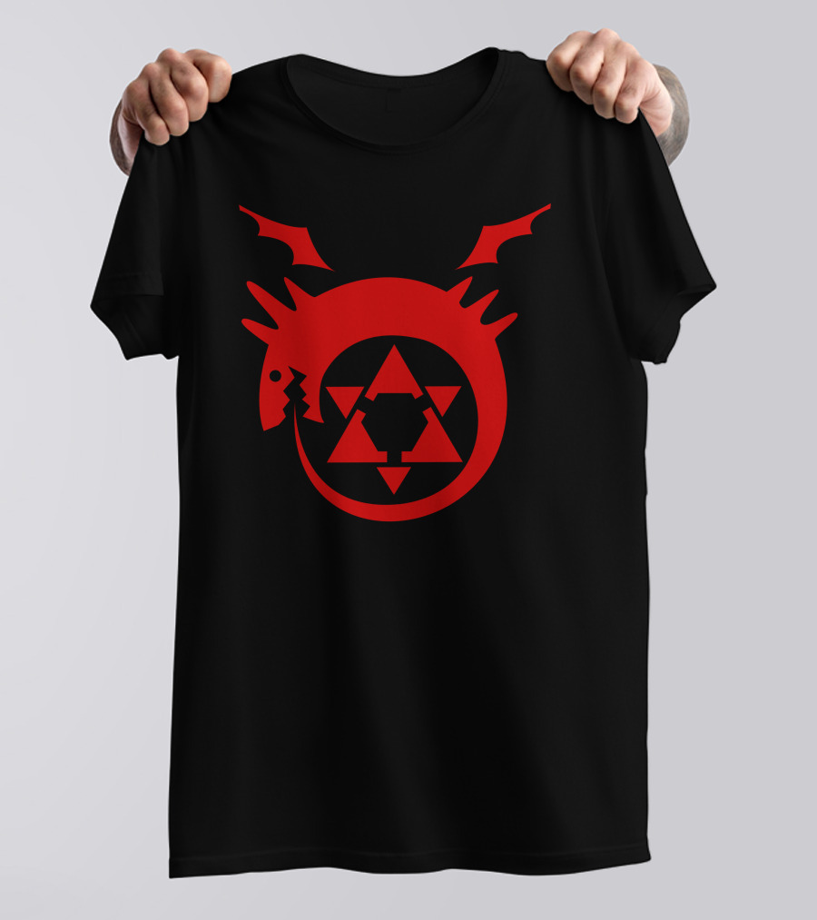 Fullmetal Alchemist Ouroboros Homunculi Red T-Shirt