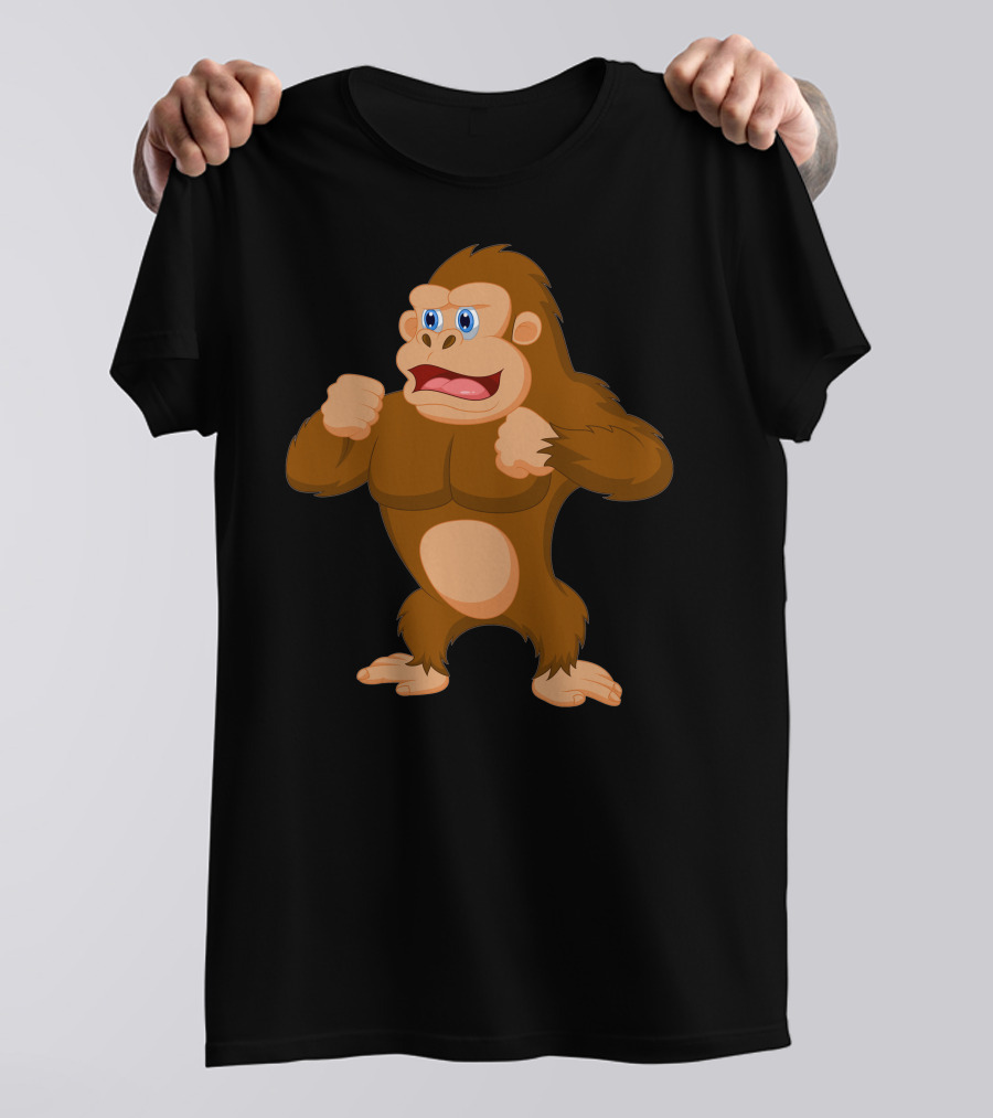 Gorillas Escape And Raid Calgary Cartoon Primate Adventure T-Shirt