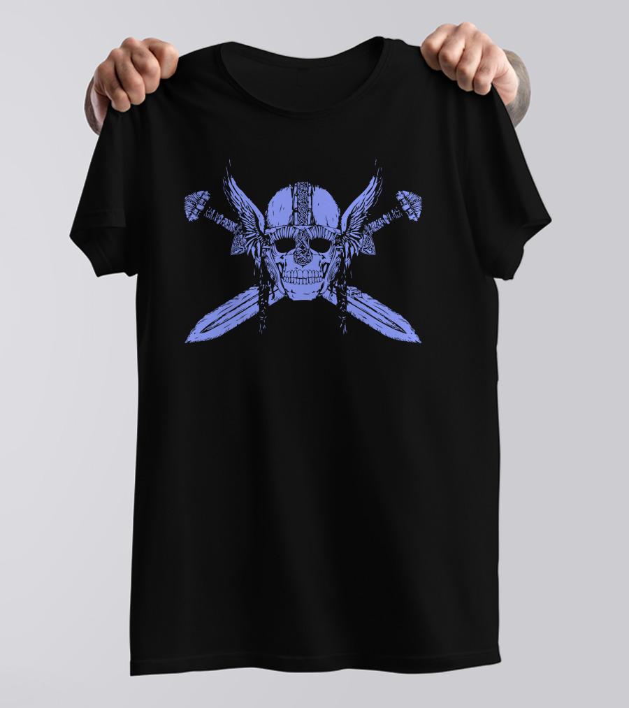 Viking Skull Warrior Norway Battle Victory T-Shirt