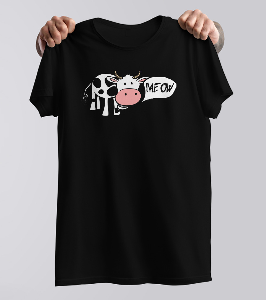 Meow Identity Crisis Cat Cow T-Shirt