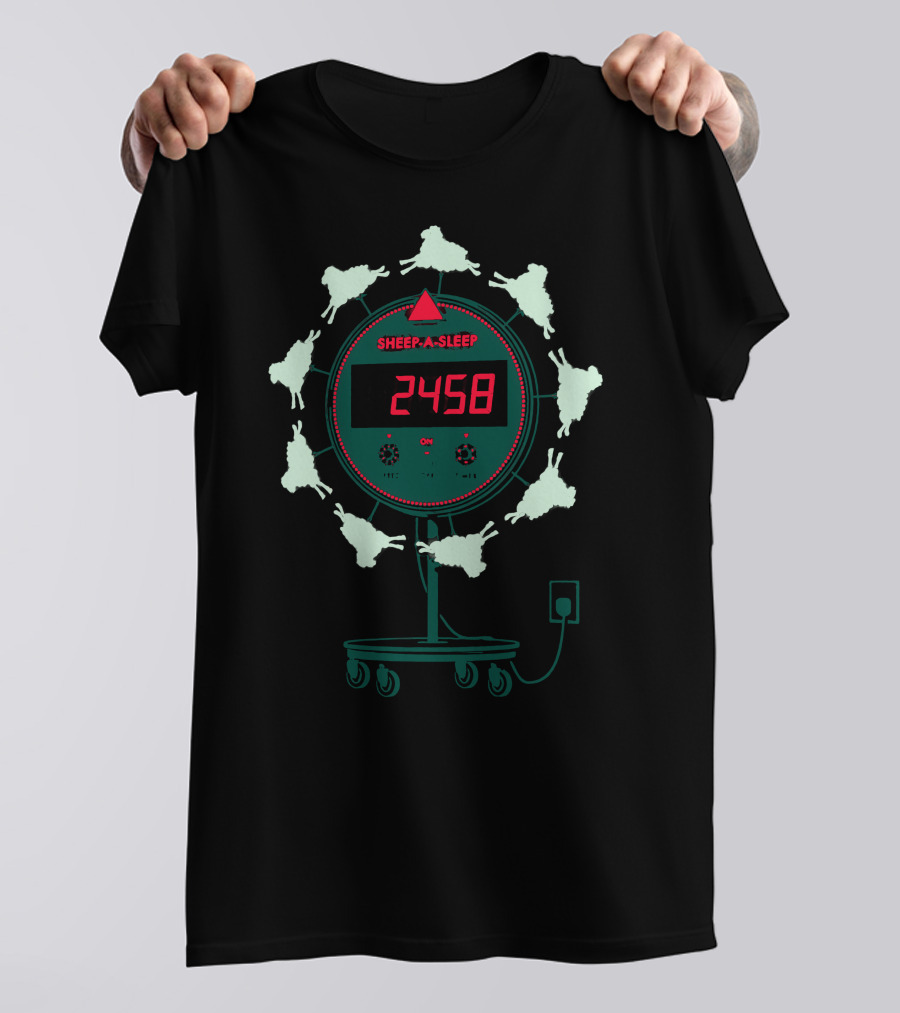 SHEEP-A-SLEEP Insomnia Innovations Countdown Display With Sheep T-Shirt