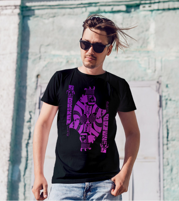 Broken Bones Rugby King Purple Icon 13 T-Shirt