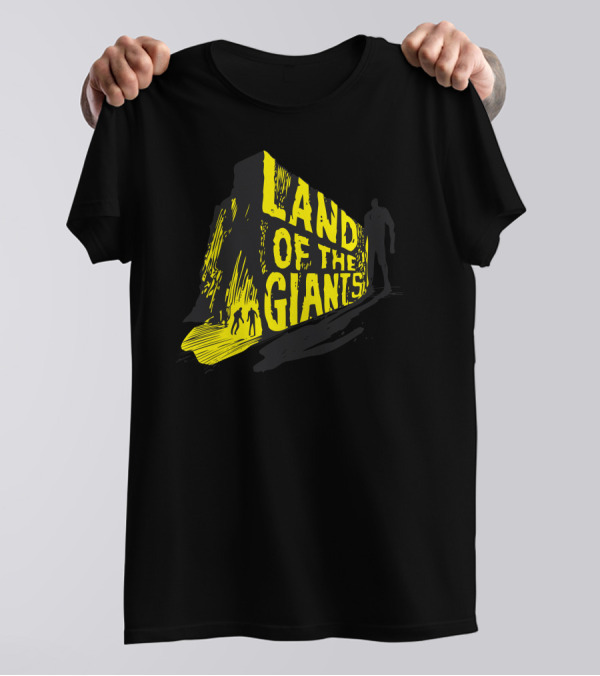 Land Of The Giants Nostalgic Sci-Fi Adventure Iconography T-Shirt