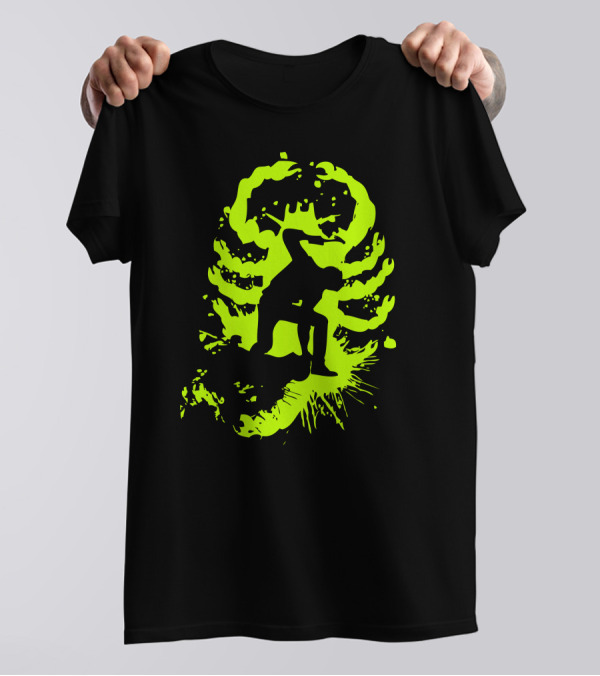 My Hands Are Dirty Splatter Skeleton T-Shirt
