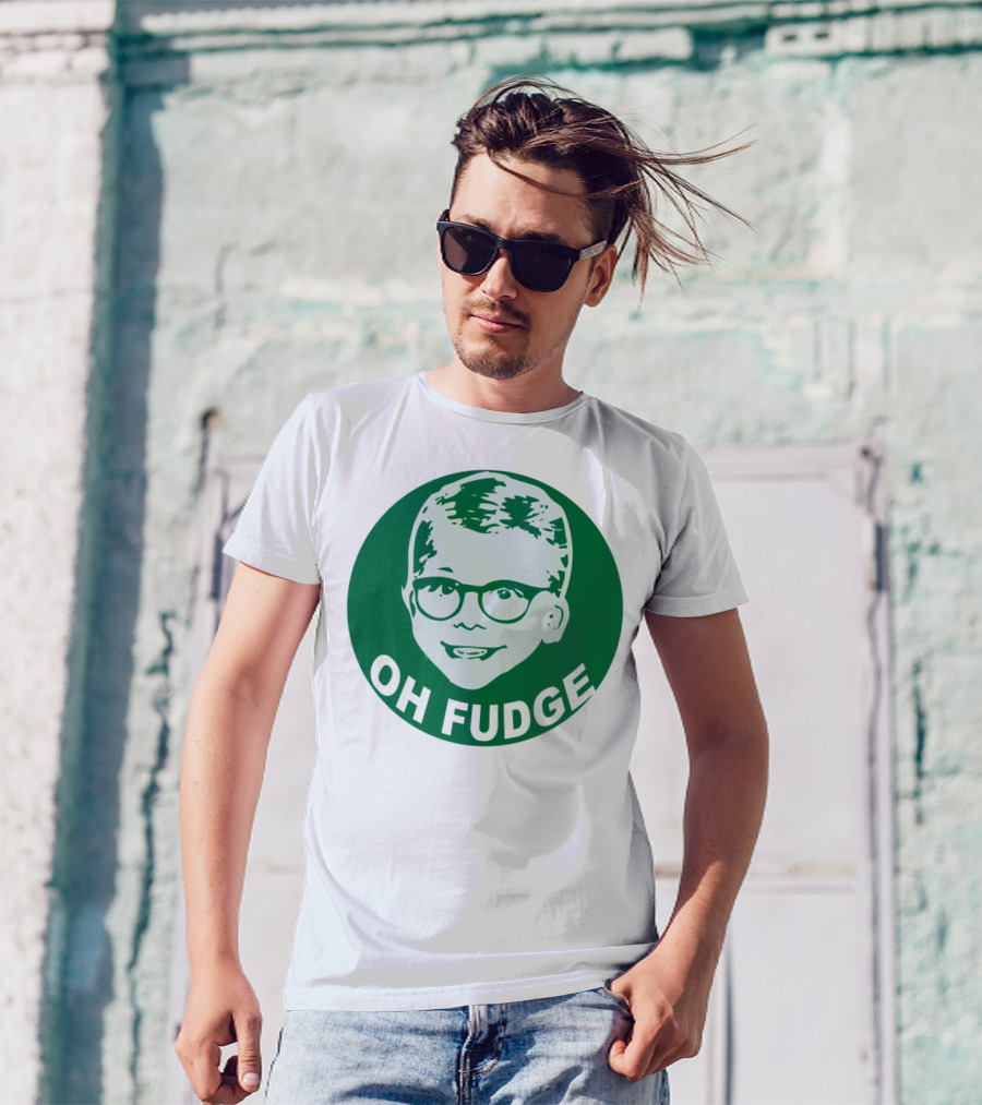 Oh Fudge Christmas Story Ralphie Face T-Shirt