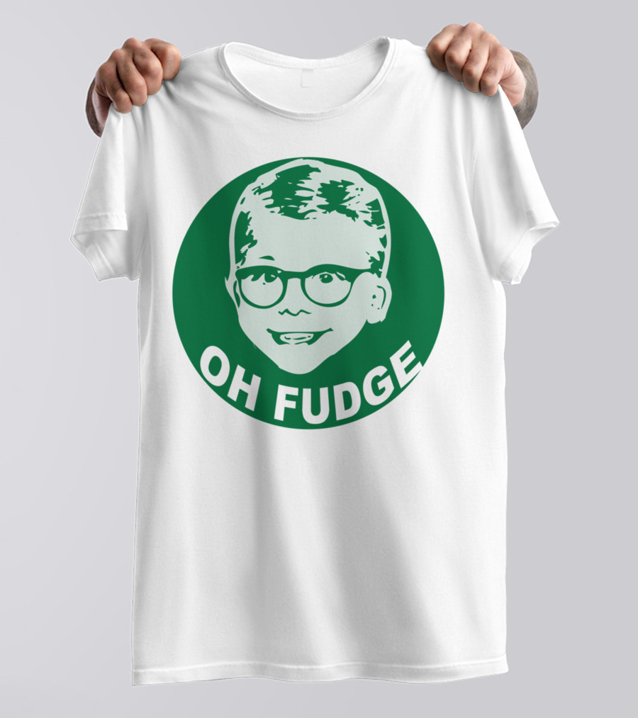 Oh Fudge Christmas Story Ralphie Face T-Shirt