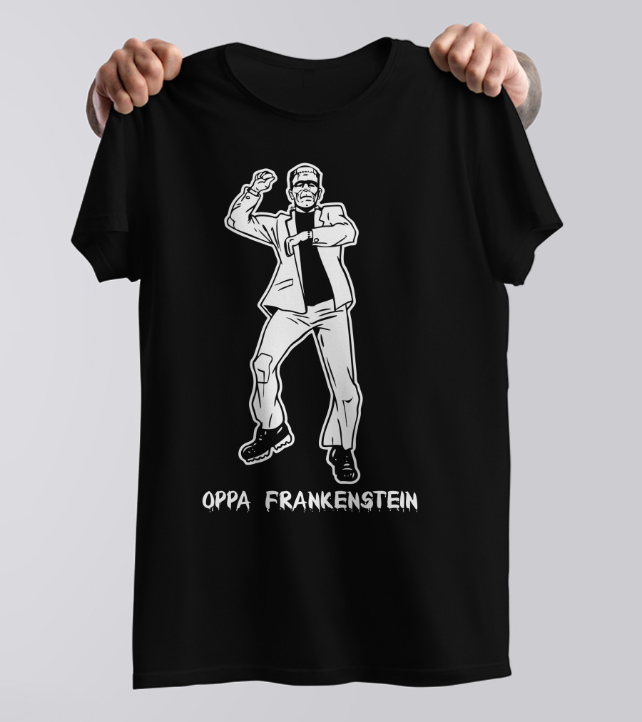 Oppa Frankenstein Monster Dance Pose Fun T-Shirt