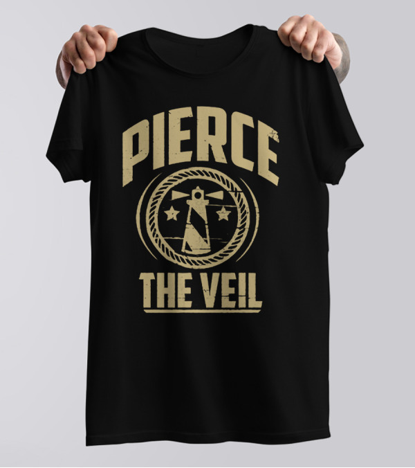 Pierce The Veil Lighthouse Rope Circle Stars T-Shirt