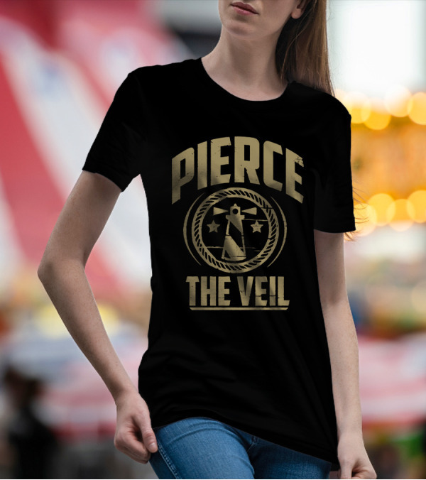 Pierce The Veil Lighthouse Rope Circle Stars T-Shirt