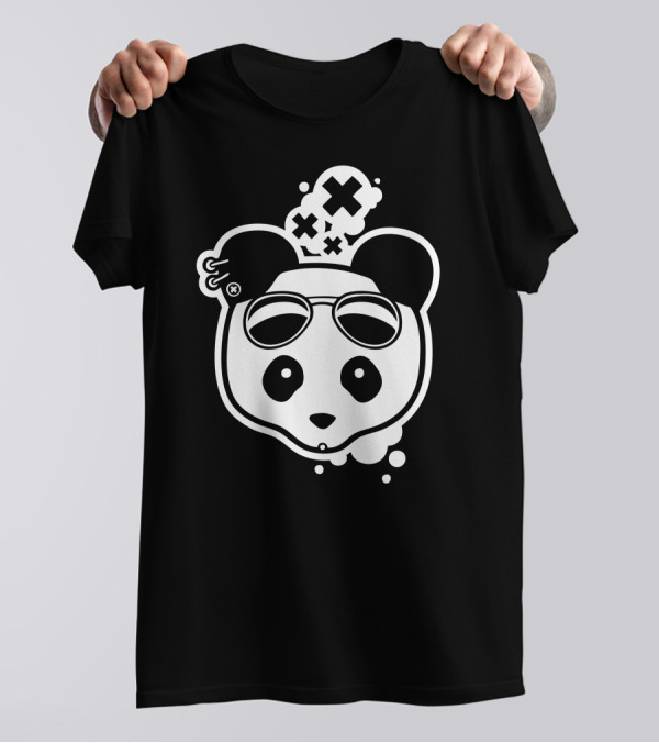 Super Hippies Panda Funky Iconic T-Shirt