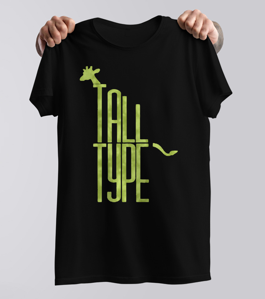 Tall Type Giraffe Head Integration T-Shirt