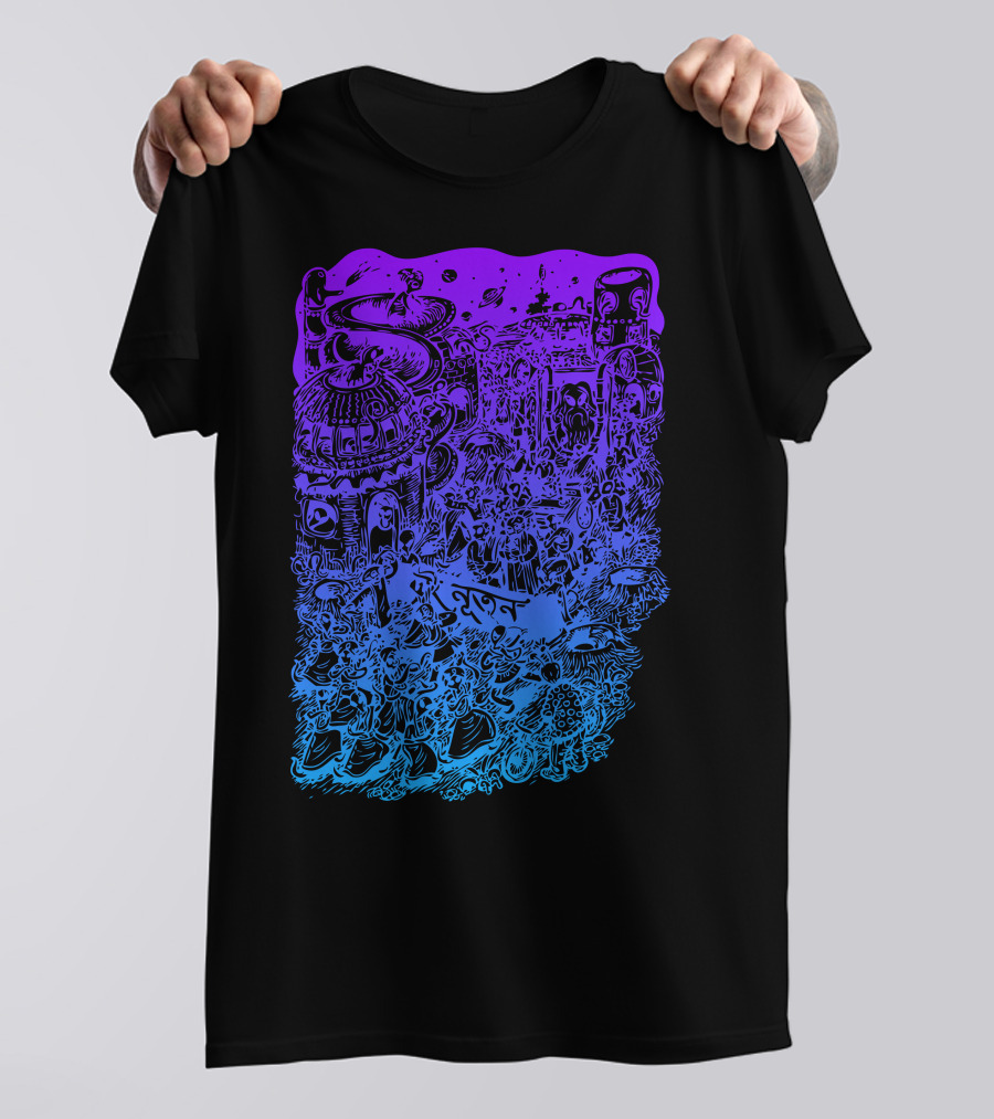 Ponchishey Boishakh Alien Festival Extravaganza T-Shirt