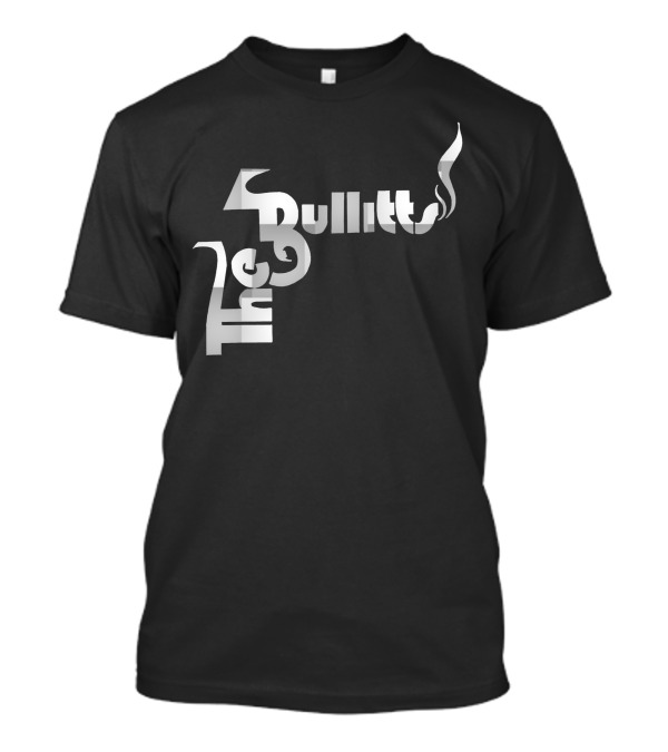 The Bullits Gun-Shaped Text T-Shirt