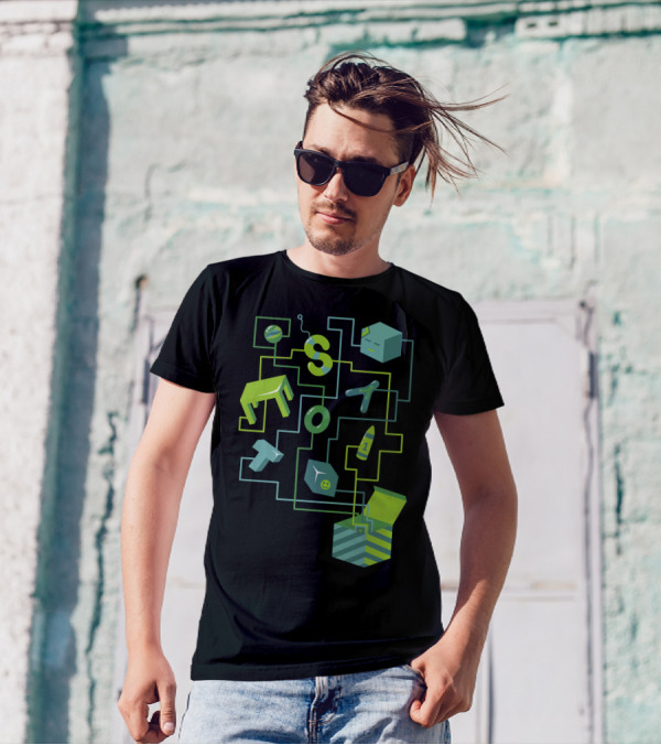 S O T 1 Toys Box Cube Maze T-Shirt