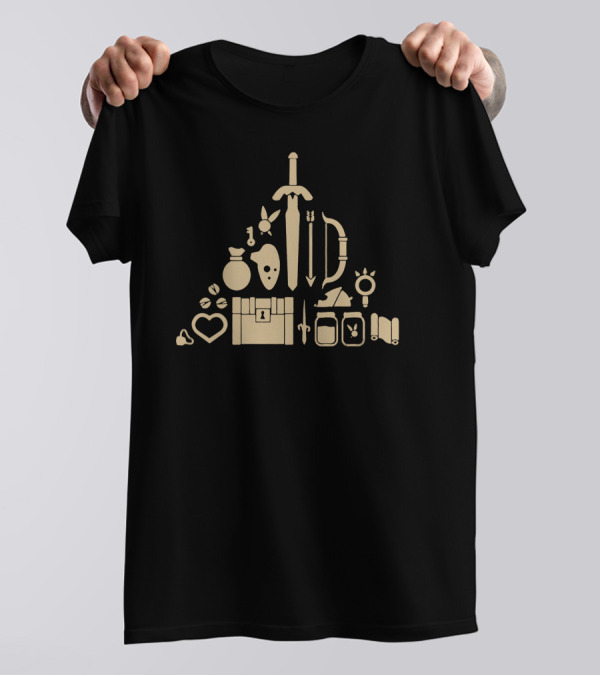 Legendary Triangulate Trifarce Adventure Icons T-Shirt
