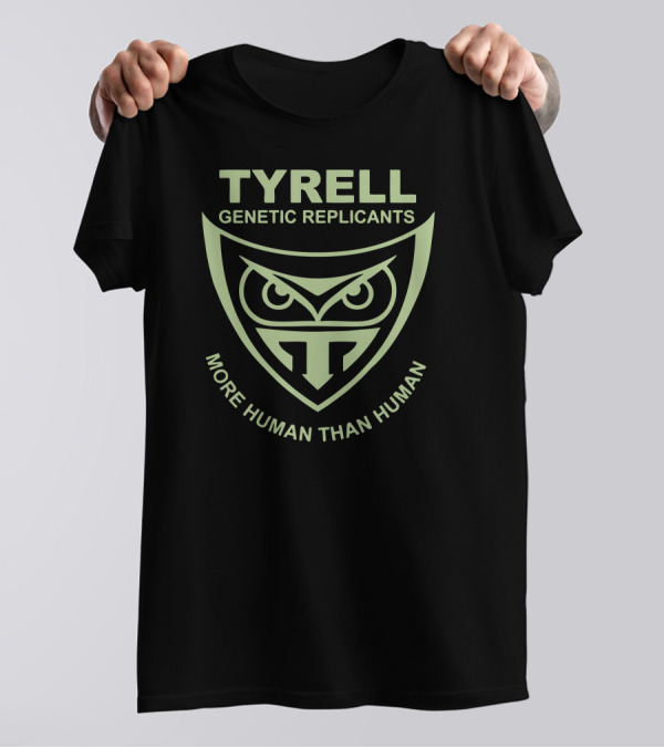 Tyrell Genetic Replicants More Human Than Human Owl Emblem T-Shirt