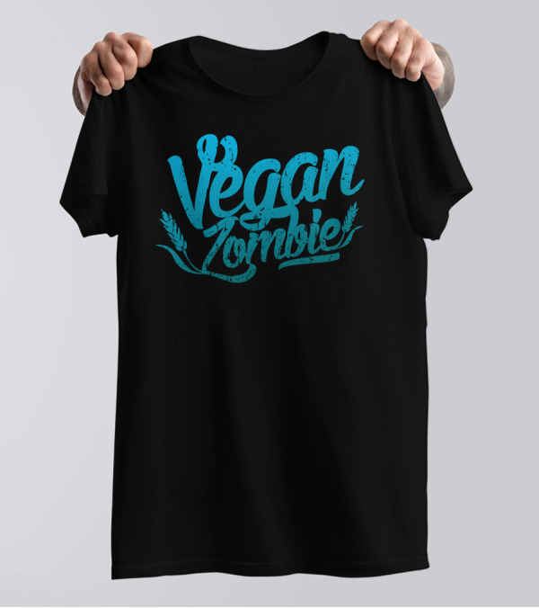Vegan Zombie Wheat Grunge T-Shirt