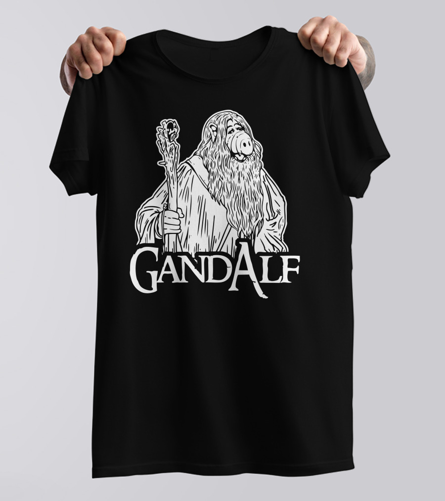Gandalf Meets ALF Mashup Crossover Hoodie For Fans T-Shirt