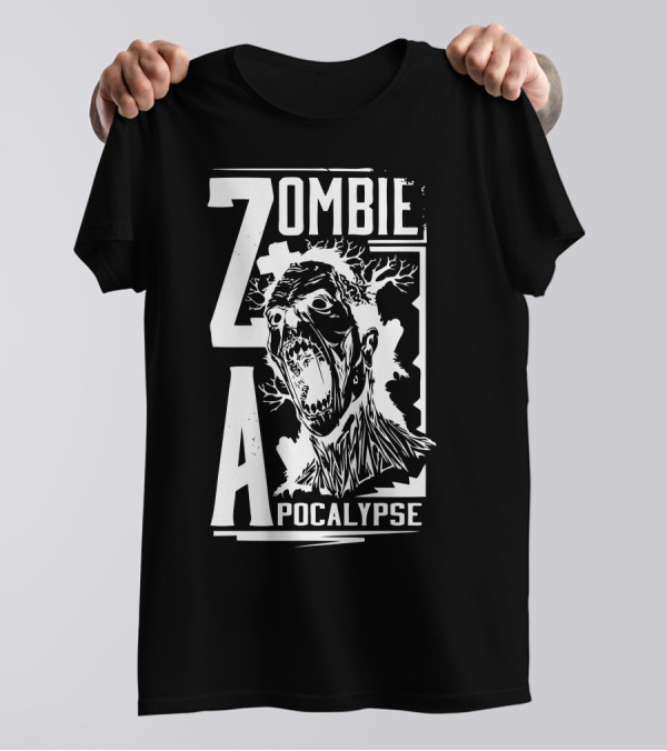 Zombie Apocalypse Wild Scream T-Shirt